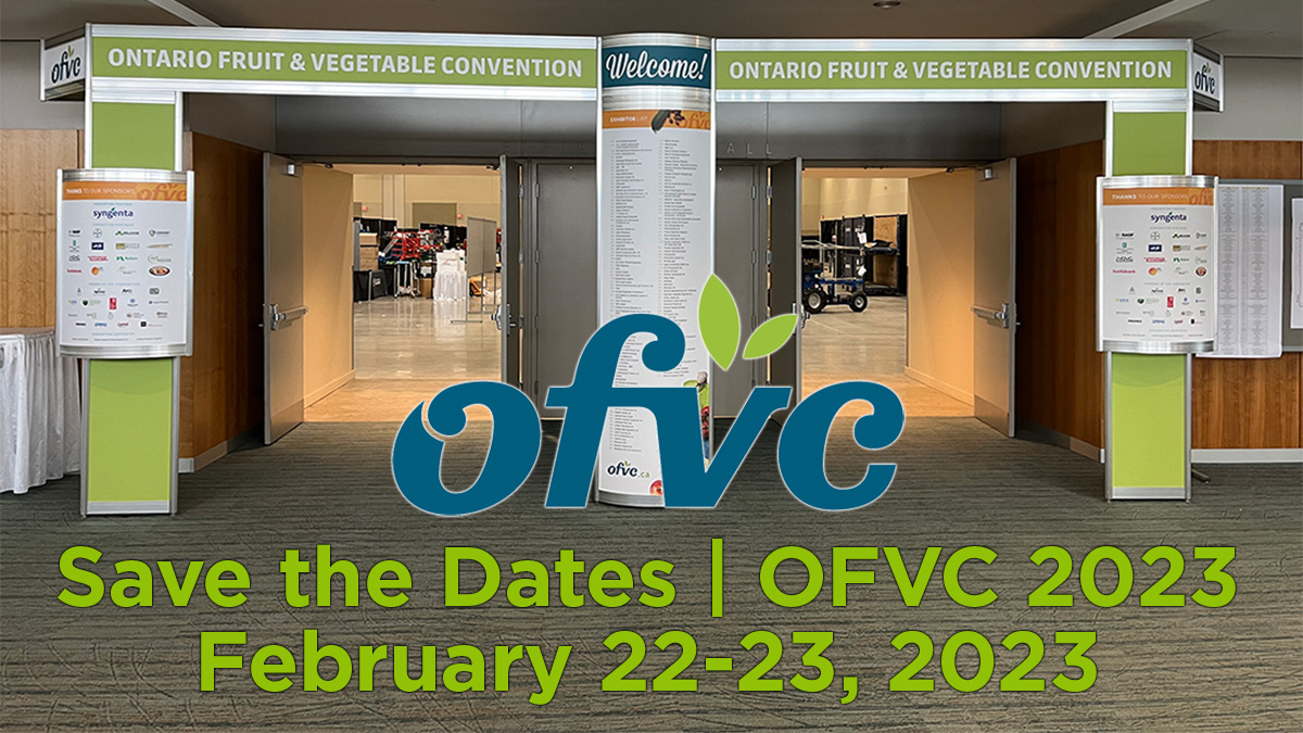 ofvc1's tweet photo. That's a wrap! OFVC 2022 was a wonderful (in-person!) event. Thanks to all our great business partners, attendees, speakers, coordinators, and on-site partners for making the show what it is. And don't forget... Save the dates for OFVC 2023!
#ofvc2022 #ofvc2023 #ThankYou #Ontario https://t.co/dfG7ycALMf