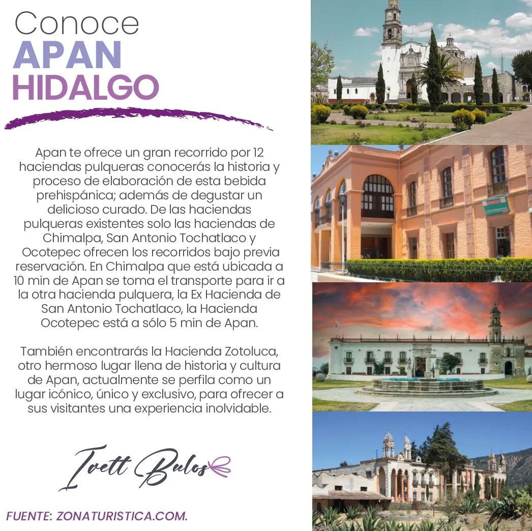 IvettBulos's tweet photo. Conoce Apan, un lugar lleno de historia, con más de 12 haciendas con tradiciones prehispánicas y cuna de la Charrería. 

#AlianzaTurísticadeHidalgo #ImperdiblesHidalgo #TurismoHidalgo  #Apan https://t.co/QSUFARRfkU