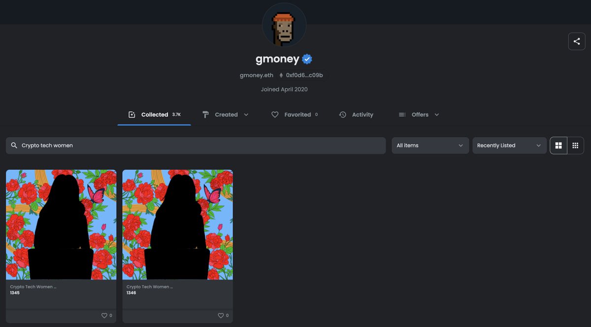 CryptoTechWomen's tweet photo. OMG OMG IS THIS REAL LIFE?

Thank you @gmoneyNFT for supporting us during our presale with the max mint!!

We love an ape that supports women's projects and you are our FAVORITE!💕👀

Can't wait for everything that's to come!

Public mint tomorrow at 9am PST on our website 😉 https://t.co/zgD5RDclRd
