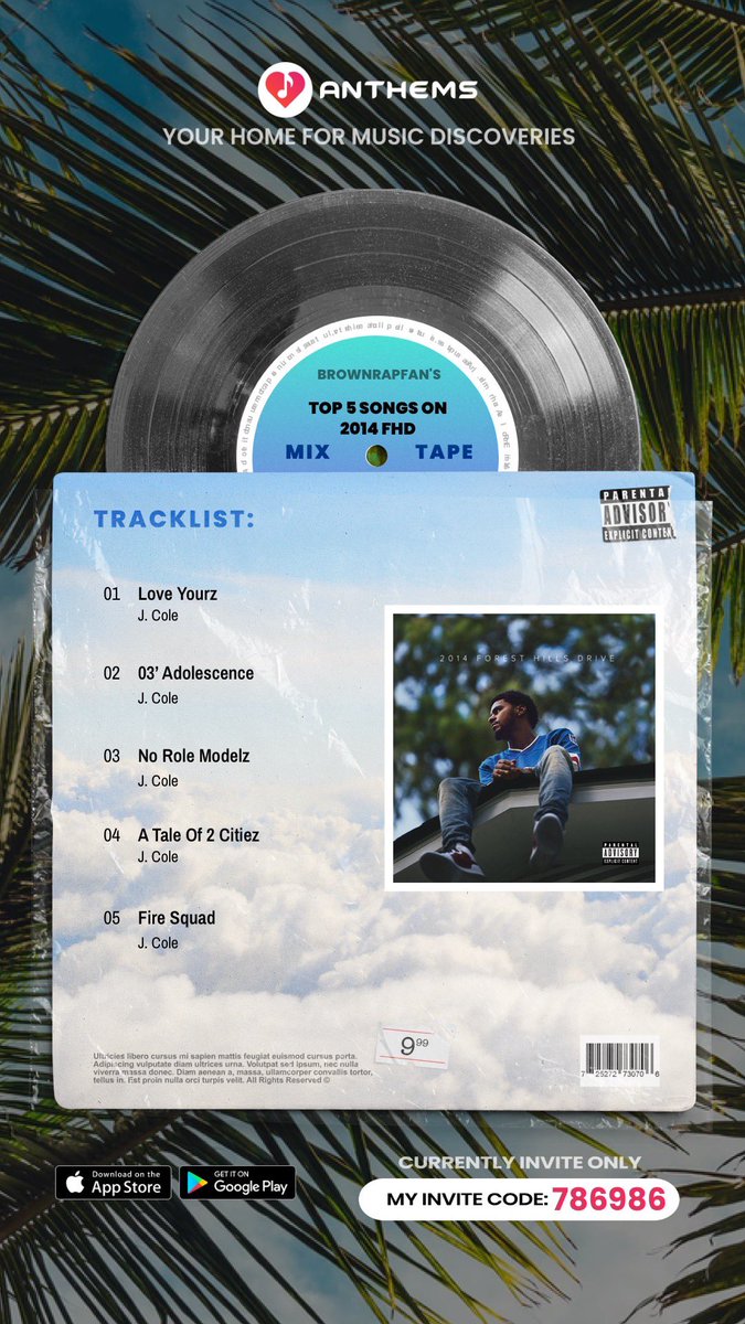 forest hills drive live tracklist