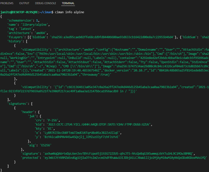 joaompinto4's tweet photo. Busy life, busy job, a new v0.0.1 pet project after many months of zero commits.
ciman displays information for an image stored in a remote registry, I also have some ideas for 0.0.2, now they just need time for code :)
#devops #ciman #docker https://t.co/wKlJYIMnoa