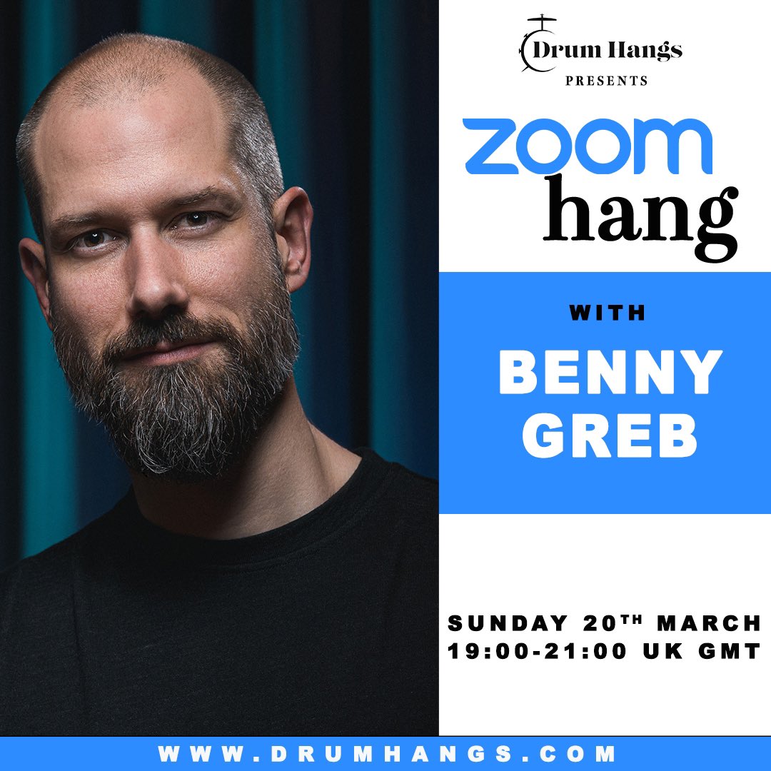 We’re delighted to announce the the incredible Mr. Benny Greb shall be coming to Drum Hangs on Sunday 20th March!

Don't miss your chance to hang and interact with this incredible musician!

drumhangs.com/event-details/…