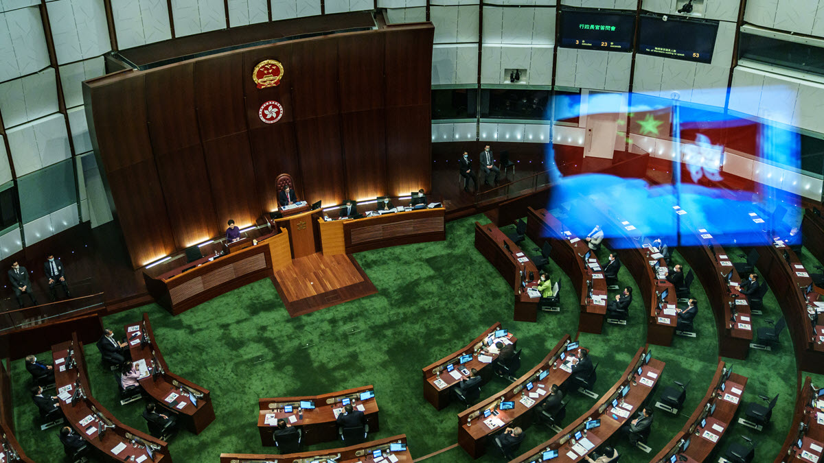 NBRnews's tweet photo. Q&amp;A: @profmikedavis @TheWilsonCenter discusses the Hong Kong Legislative Council’s role under the amended electoral system and the approach of #China to #HongKong. https://t.co/cbBdcZ0MHI https://t.co/CMuSpa7pKn