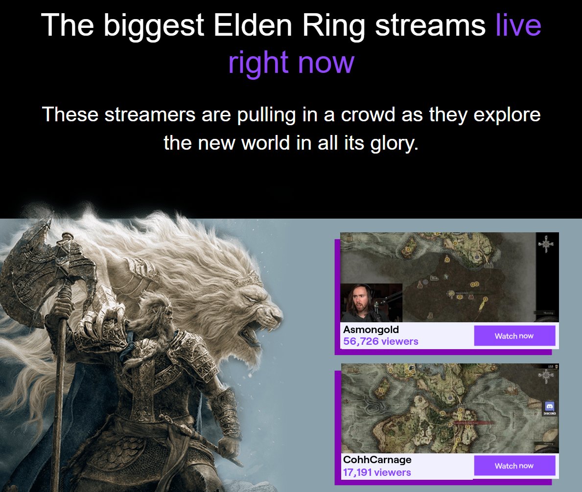 Asmongold explains why Elden Ring is one of the “greatest games