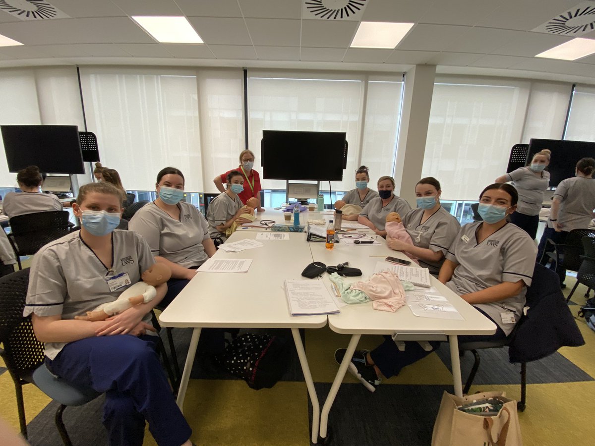 Congratulations to all the 3rd year students passing the examination of the newborn course today. @connormurrayuws @jeanwatsonuws <a href="/uwshealth/">UWS School of Health</a>
