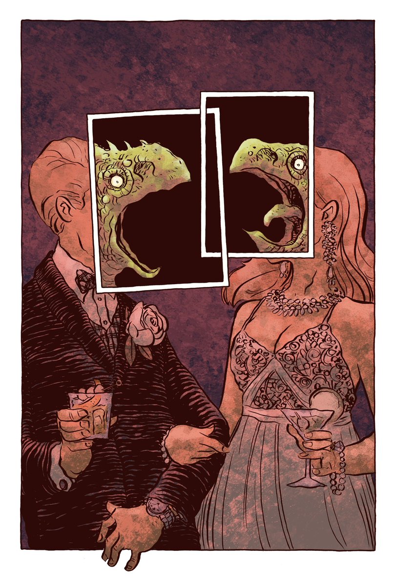 A bit of Ralph Steadman came out in this one. 