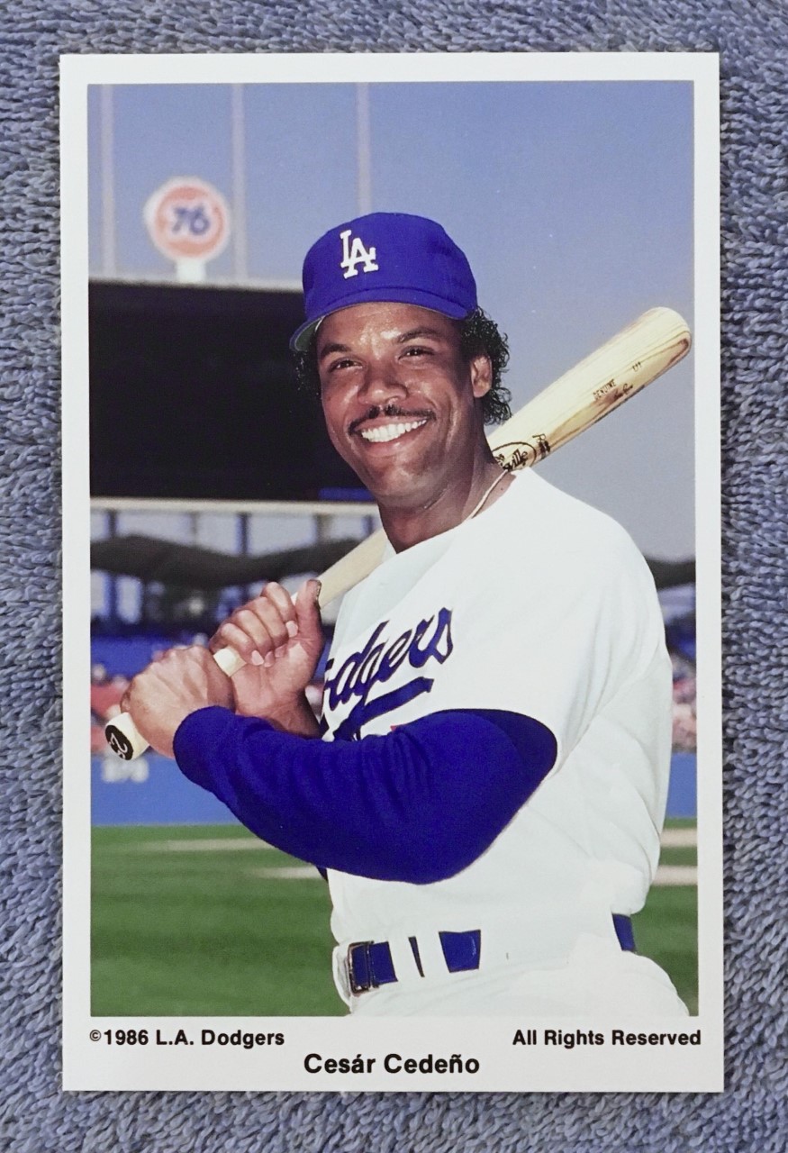 Dodger Cards on X: Happy 71st birthday to Cesar Cedeño. Once considered  one of that best all-around players in baseball, Cedeño was at the very  tail end a 16-year MLB career when