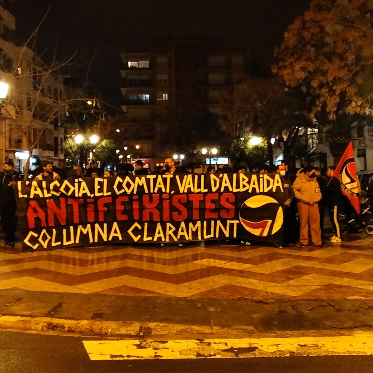 Concentració a Ontinyent per reclamar l'absolució dels jóvens de Pego