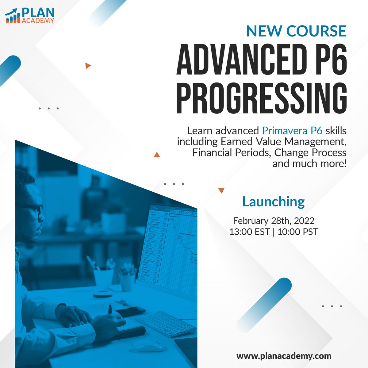 PlanAcademy's tweet image. We are launching our NEW Advanced P6 #Progressing online on-demand course on Monday! We want to make sure you are ready for the most complex scheduling tasks!
Find out more here: bit.ly/3hf9Lsc
#construction #PrimaveraP6 #ProjectManagement #ProjectControls