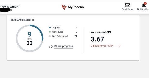 DwThaRbGuru's tweet photo. Below is my Current GPA,I had to refocus my concentration not getting credits I earned last semester.Well they say practice what preach! M.B.A Program at the university of Phoenix.I’m giving this same energy to my student athletes @ Roosevelt #OneTeamOneGoalOneCommunity #NewEra https://t.co/LqkYpab1Vd
