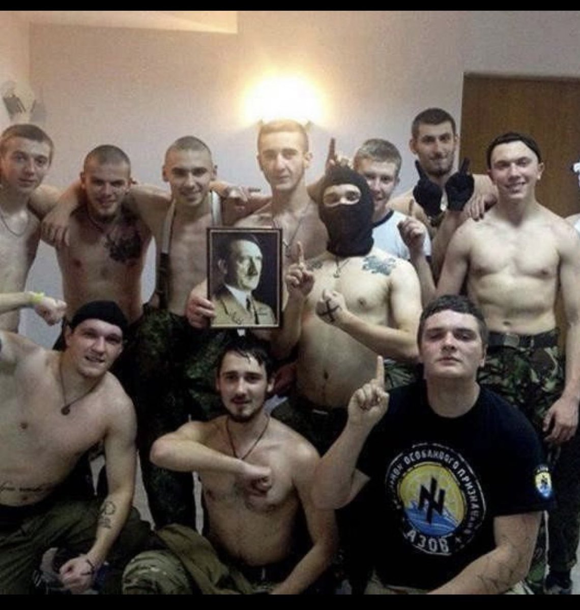 #ukraine army #nazism That’s who the Russian army is fighting against…
