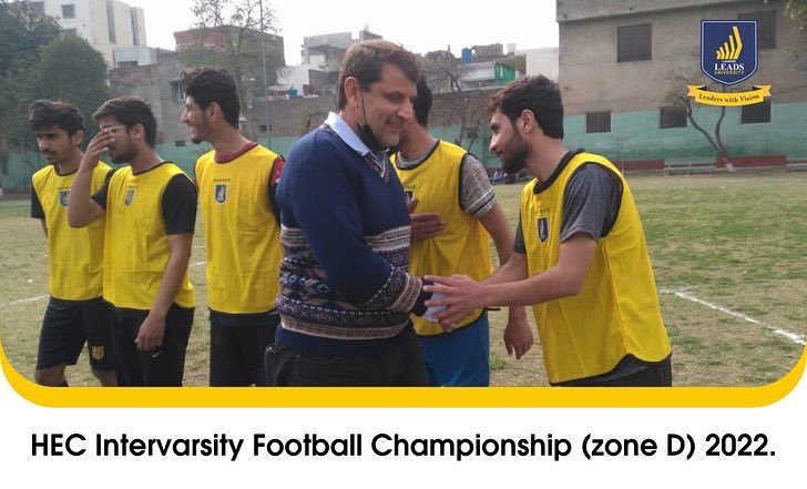 LeadsOfficial's tweet photo. Congratulations Team Leads!
Lahore Leads University's Football team has qualified for the semifinal match of the HEC Intervarsity Football Championship (zone D) 2022.
After beating FC University in the quarter final today by 3:1.
#LLU
#JoinLeadstoExcel
#alwaysonthetop https://t.co/K3eUCJqQvo