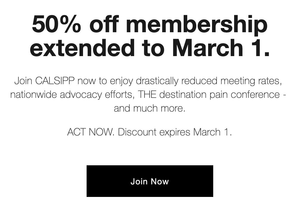 CalSipp's tweet image. CALSIPP's promotional offer is ending soon (3/1)!!! 

ACT NOW!

Register here: calsipp.com/membership