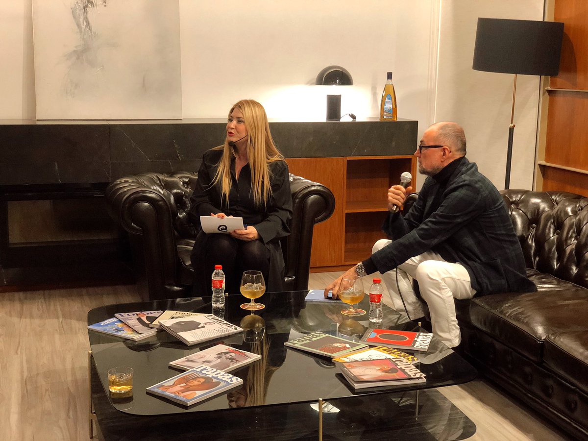 ImamComunicacio's tweet photo. Arrancamos “Unas Hierbas con…” @fmarimayans con @ArodSpainMedia en Ebusus Sociedad Cultural, presentado por @Montsemonsalve.
¡No te lo pierdas en este momento en directo en @Admefy!
#hierbascon #espacio #cultural #entrevistas #Ibiza #isla #encuentro #agencylife https://t.co/TCbVqPhRun