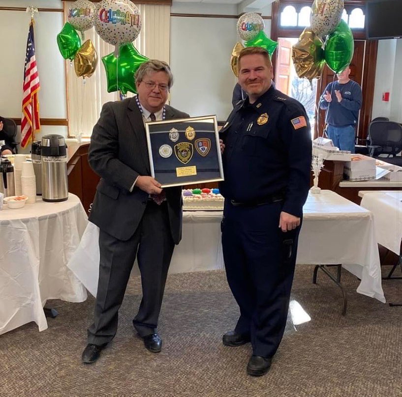 Congratulations to Town Manager Bob Lelacheur on his retirement.   

On behalf of the entire Reading Police Department, we thank you for 25 years of service, support and leadership to the Town of Reading.   

We wish you the best!