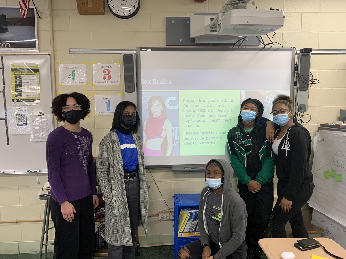 The OLCHS Black Student Union's Global Society Fest Spartan Plus was a hit! Members created and presented "Black Hair: A Comprehensive Guide" #olchspride