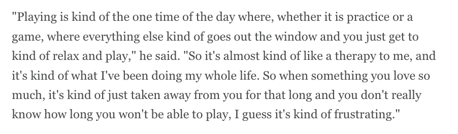 playing soccer as therapy is honestly relatable