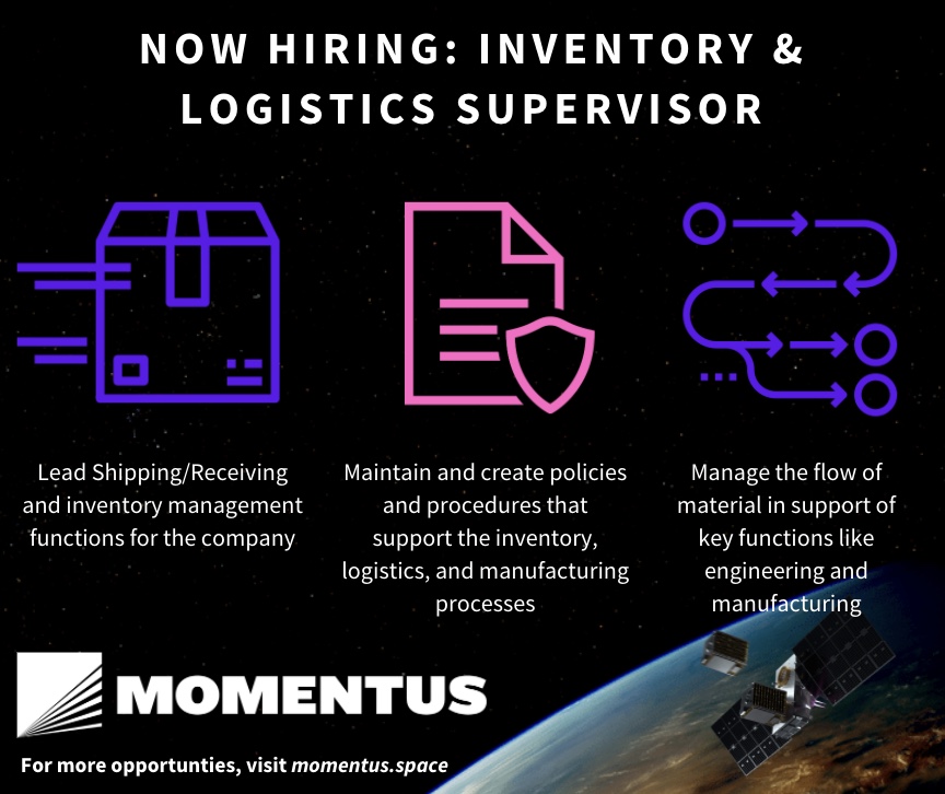momentusspace's tweet photo. #ApplyNow #Hiring #LogisticsJobs  

https://t.co/qt9kSgskzn https://t.co/curkeTzGGY