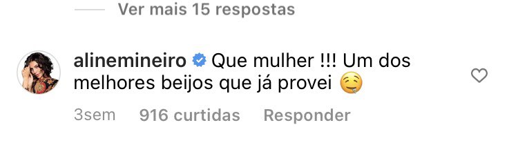 imbackbiitches's tweet photo. fui ver o insta da sthe e vi esse comentario da Aline 😂😂😂 apaixonou no beijo da orfã https://t.co/eLWr4BBja0