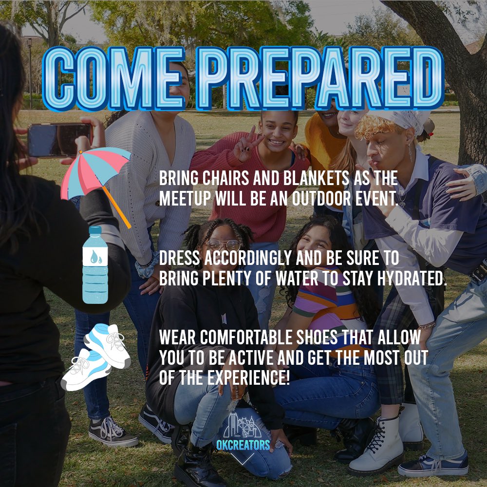 OKCreator's tweet photo. Tomorrow’s the big day and we couldn’t be more excited!

☀️ Join us from 1-4PM at Kissimmee Lakefront Park for our first K-pop fanmeet of the year! 

🗓 February 26, 2022
📍 Kissimmee Lakefront Park

#okcreators #okcsquad #kpop #orlandokpop #floridakpop #kpopmeetup #kpopevent https://t.co/V0fHJX3Xa8