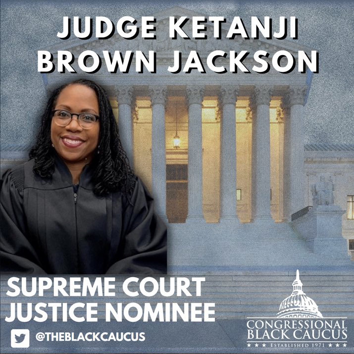 RepHorsford's tweet image. In the more than 200-year history of the SCOTUS, never has a Black woman been nominated or confirmed. President Biden’s nomination of Judge #KentanjiBrownJackson will change that today, she deserves a joy-filled bipartisan confirmation. #SheWillRise #CBCxSistaSCOTUS