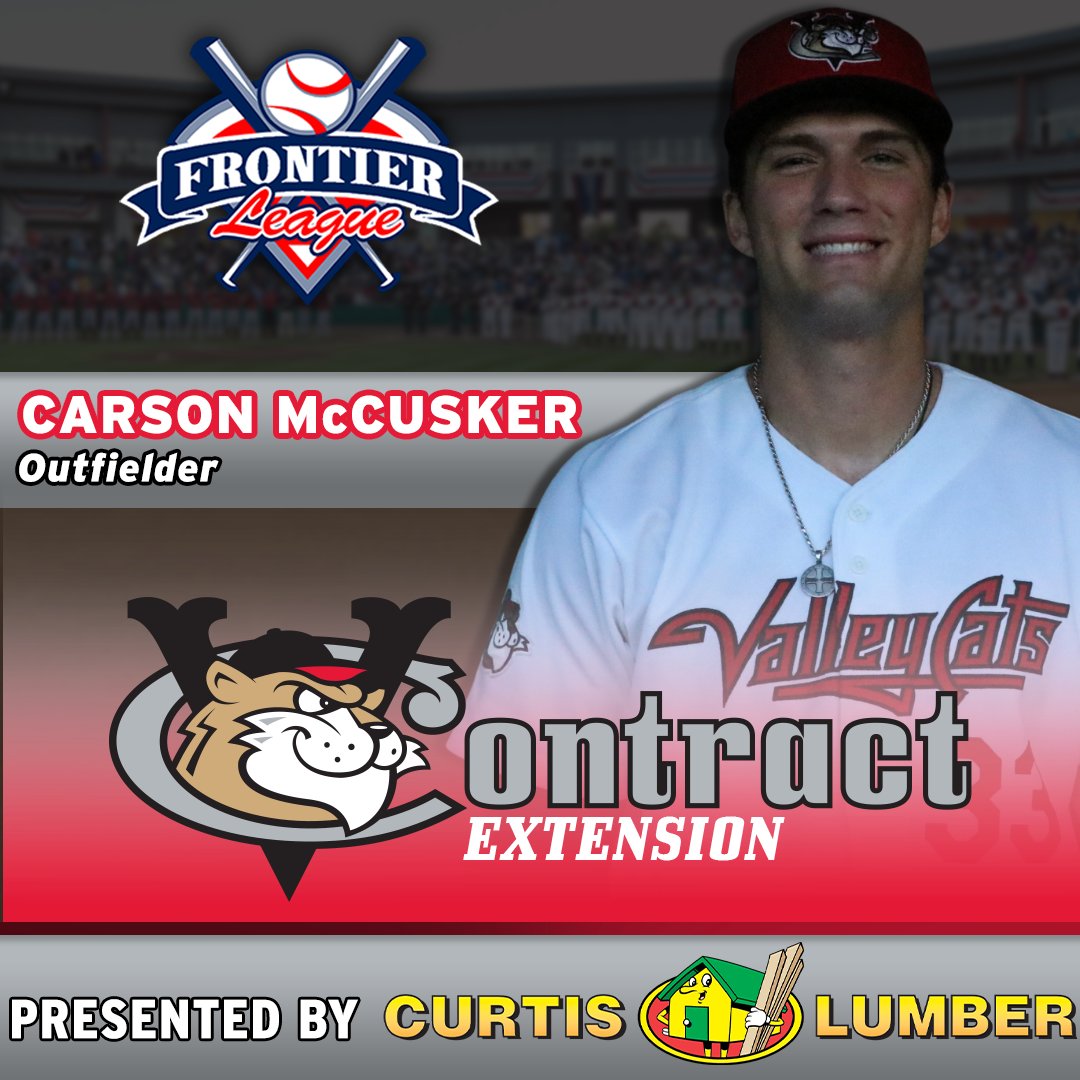 Tri-City ValleyCats (@valleycats) on Twitter photo <a href="/curtislumber/">Curtis Lumber</a> First up, we have Carson McCusker!
After joining the team midway through the 2021 campaign, Carson became a staple in the lineup and outfield!
Carson hit .324 with 6 HR and 23 RBI last summer!
#VamosGatos #Forthe518 <a href="/curtislumber/">Curtis Lumber</a> First up, we have Carson McCusker!
After joining the team midway through the 2021 campaign, Carson became a staple in the lineup and outfield!
Carson hit .324 with 6 HR and 23 RBI last summer!
#VamosGatos #Forthe518