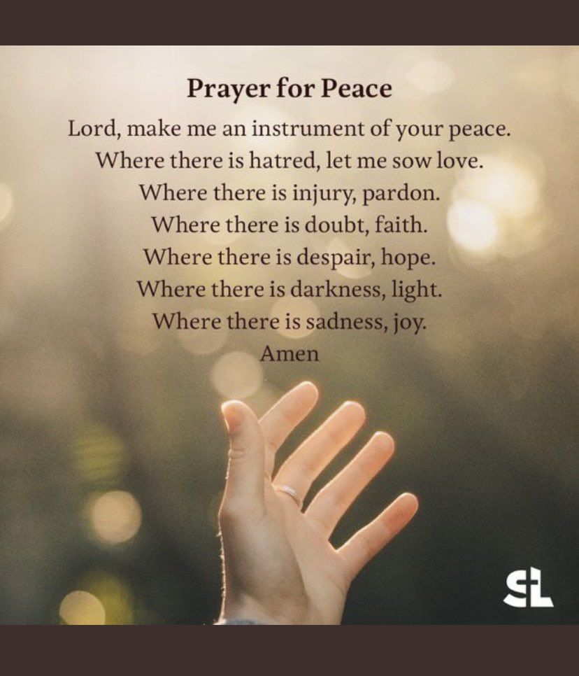 Let us pray for peace in the Ukraine. We are sending our thoughts and prayers to all who are suffering.