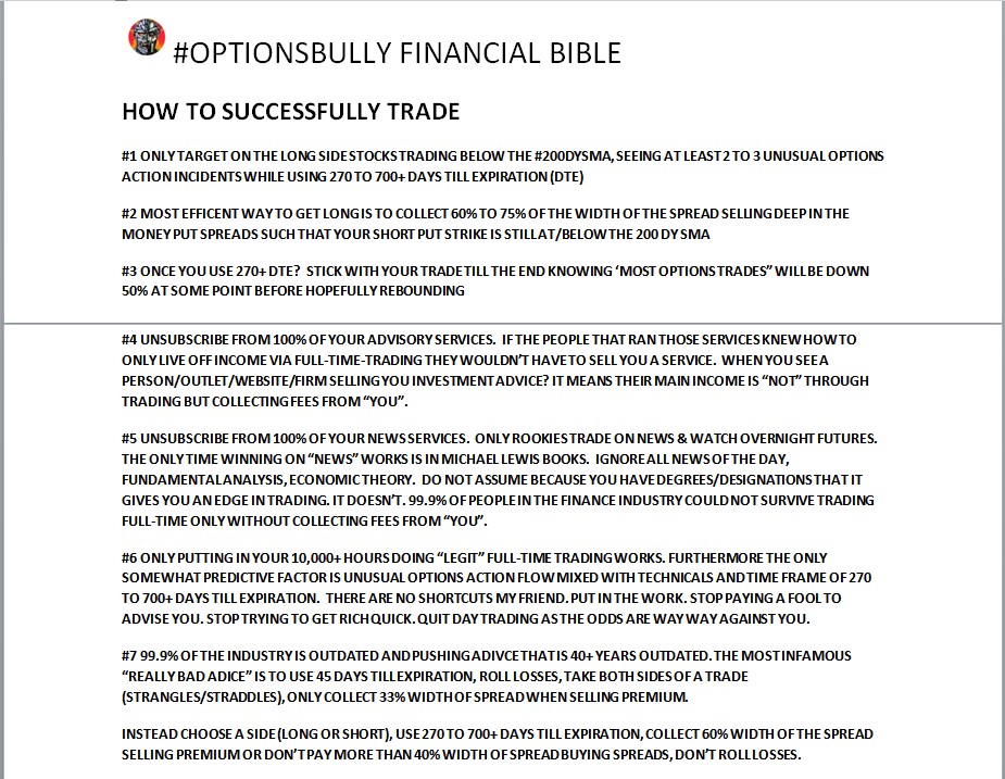 Fredbenz0's tweet image. NO SUCH THING AS CASHING OUT TOO SOON..THE KEY CONCEPT TRADERS SHOULD LEARN IS #COMPOUNDPROFITS MEANING HUNDREDS OF SMALL WINS GREATER THAN WAITING FOR A DOZEN BIG WINS. PLUS IT KEEPS YOUR MORALE UP AND KEEPS U DIVERSIFIED. BUT THOSE TRYING FOR 50% GAINS EVERY TIME..STILL WAITING