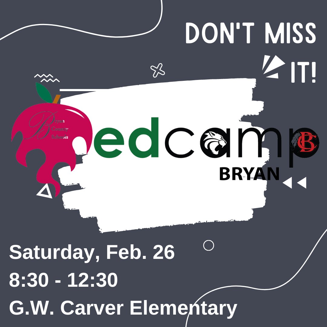 It's not too late to join us for the best teacher-led professional learning around.  Register today at - bit.ly/EdCamp2022 - and share your ideas -bit.ly/ecideas22.