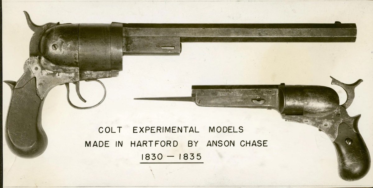 EricStreetman's tweet photo. #OnThisDay in 1836 #HartfordCT’s #SamuelColt received a patent for his first revolving chamber percussion pistol, revolutionizing the #American [#OldWest] settlements, west of the #MississippiRiver. #revolver #wheelgun #1A #2A #PT2A #GunControlMeansUsingBothHands
#PistolPatentDay https://t.co/qoWyirb1kY