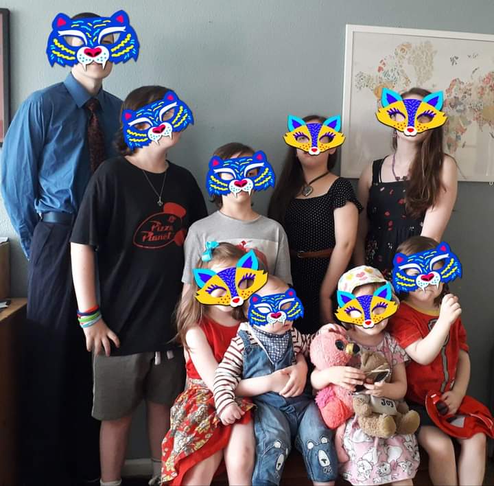 SianVidak's tweet photo. Well Spew-Gate is going well, 6/8 kids are puking. Still with great spirit, 3 year old is going round the house saying "I vominated".
Although I hate this part of parenting, I still love being their mum.
#9kids #poorly #sickbug #carer https://t.co/HxwHRKkIwr