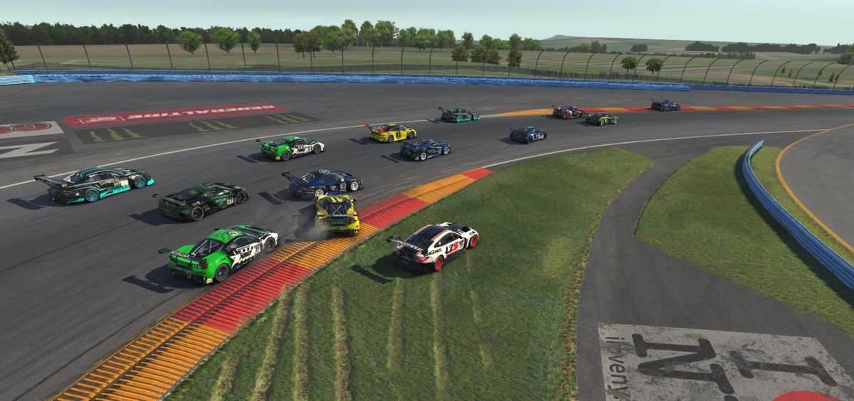 Después de una especial 🤣🤣 salida en Watkins Glen aguantamos con un excelente p11 en Split 1