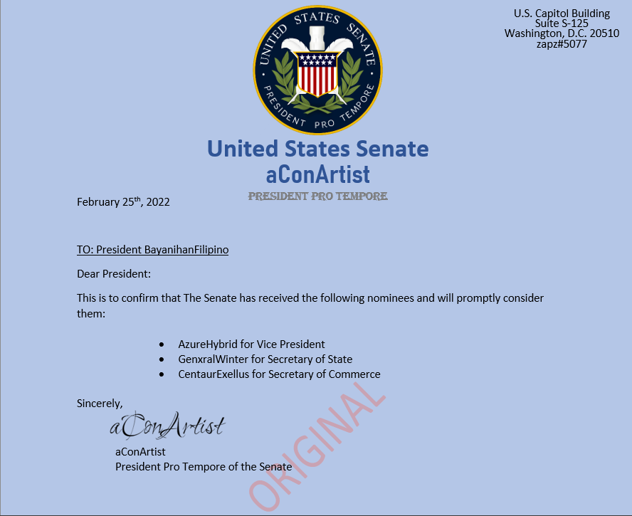 United States Senate (@statessenate) on Twitter photo 