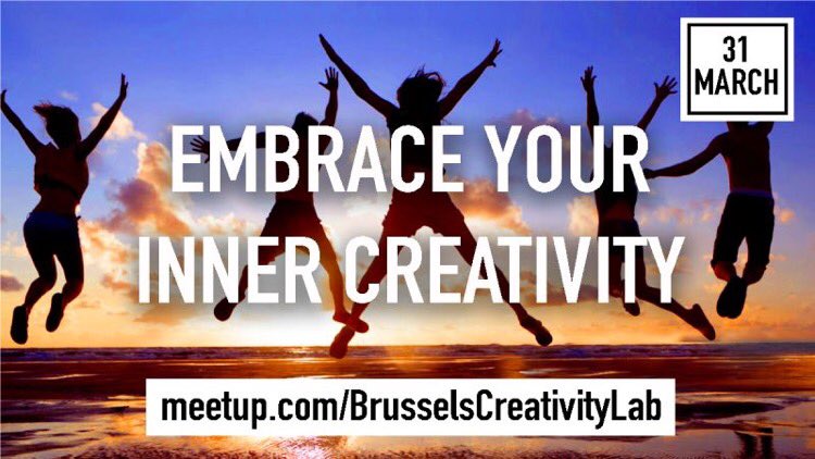 Join the Brussels #Creativity Lab MeetUp on March 31st to explore fun ways of creating more space in our lives to reconnect with our inner spark. More info: meetup.com/BrusselsCreati…