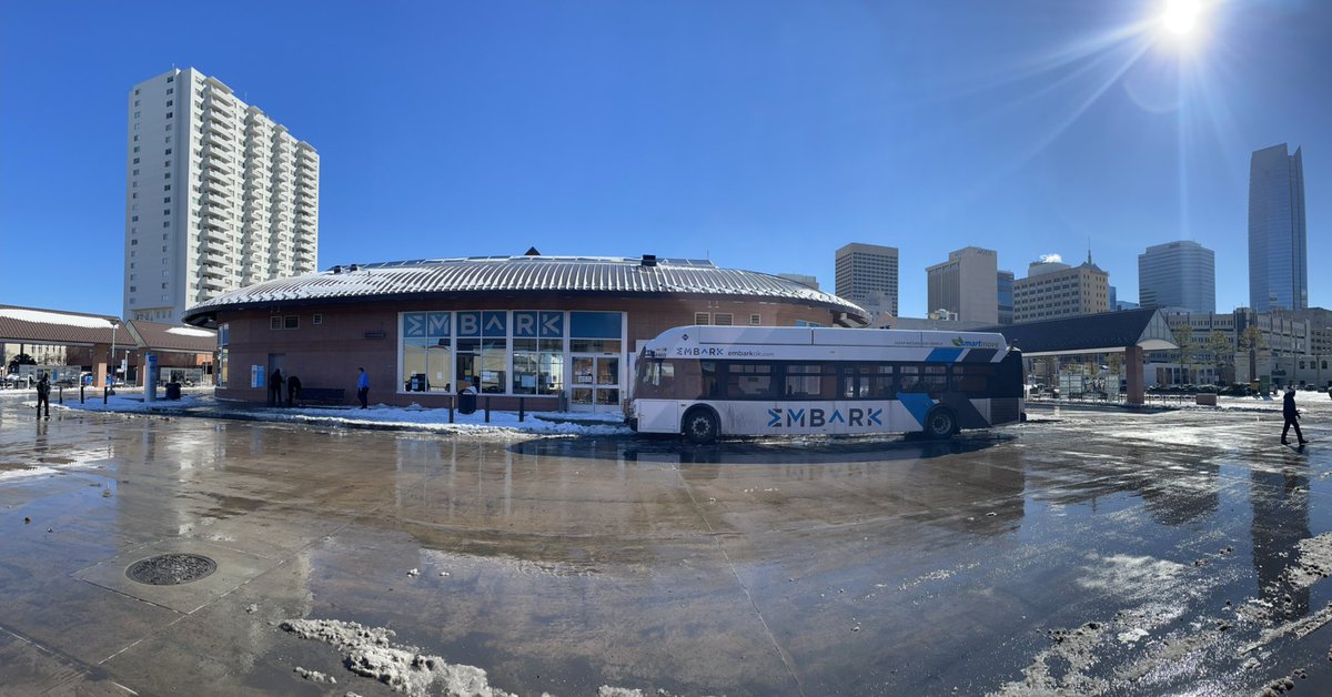 Over the past couple of days Transit Operators and Maintenance Crews have been hard at work to make sure our service is maintained in OKC and Norman. I have never been more proud to be a part of a group of people than I have over the past couple of years #publictransit #hardwork