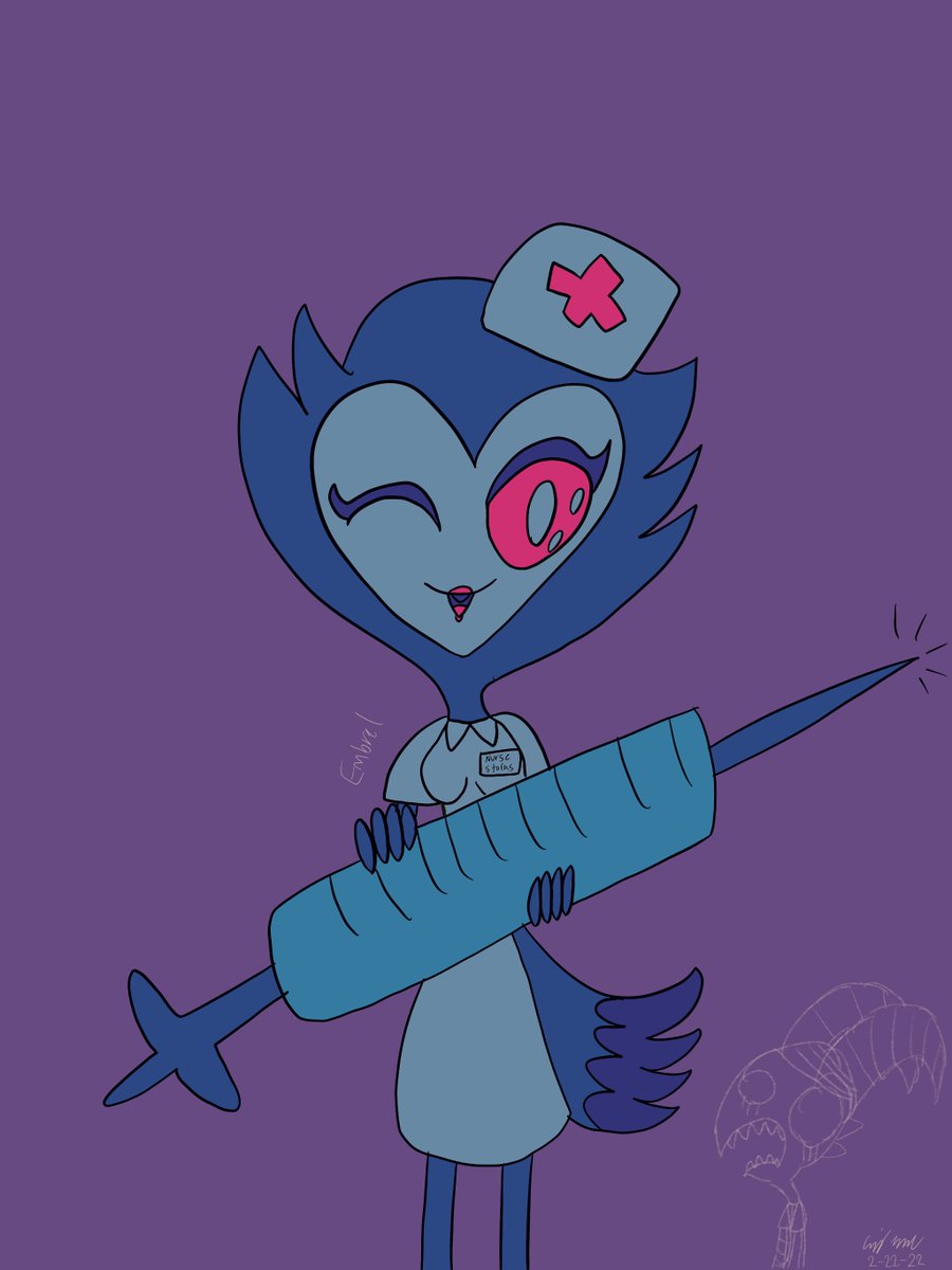 EmbreltheQuirky's tweet photo. Stolitz Week Day 6: Roleplay...
Well Stolitz week has passed a while ago but I'd thought I'd leave this here! #stolas #blitzo #stolitz #stolitzweek #stolitzweek2022 https://t.co/R0eIP3Z9BO