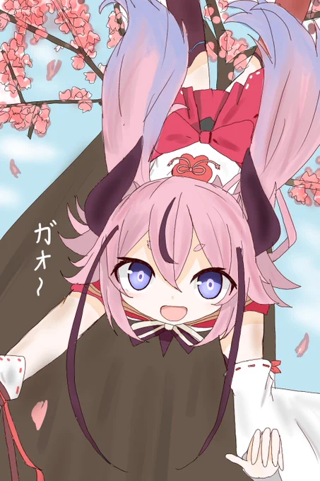樹の下で横になってるとヒメちゃんが襲ってくるので気を付けましょう 