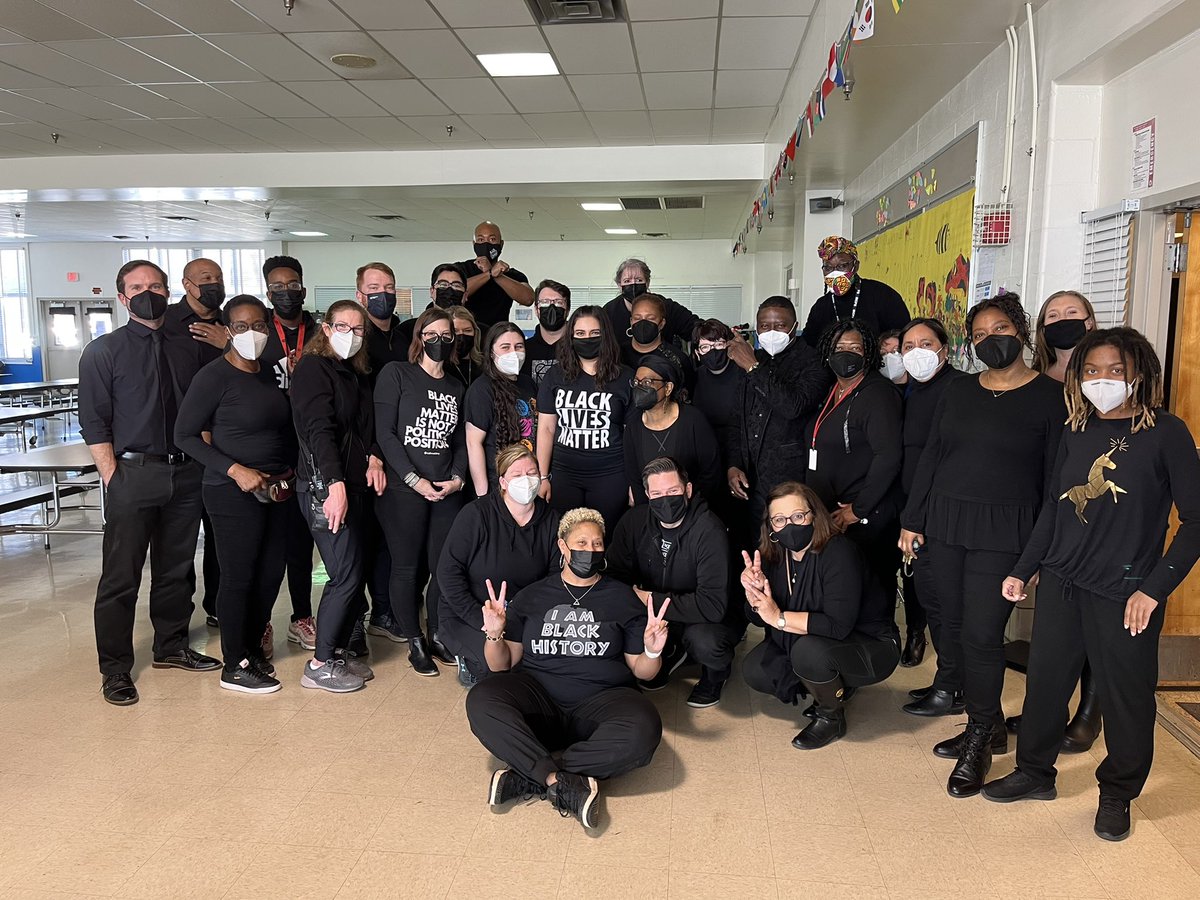 KimJRedder's tweet photo. All Black everything for Blackout Friday at Sligo today! Sligo Black History Month Spirit Week! @PBilock @APImamura #BlackHistoryMonth  #Sligostrong #BlackoutFriday #allblackeverything https://t.co/3tMAo1rGgo