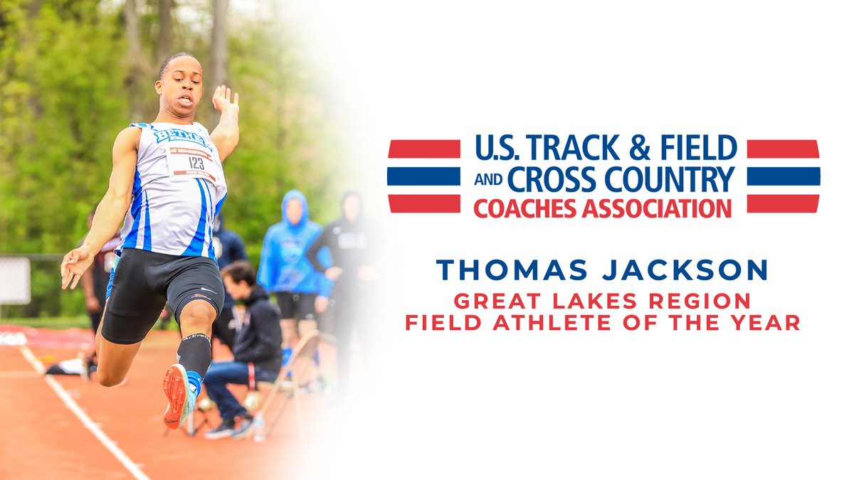 BUPilots's tweet photo. Thomas Jackson Named USTFCCCA Great Lakes Region Field Athlete of the Year for @BUPilotsTF #TrueBlueBU - https://t.co/T4d42iQcOg https://t.co/D3p8AoB0CL