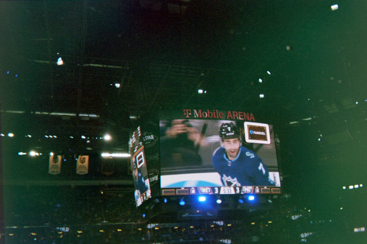 SeattleKraken's tweet photo. We gave @LRodychEberle a disposable camera during #NHLAllStar weekend in Vegas &amp; she clearly understood the assignment. 📸⬇️ https://t.co/PoOL55yxXM