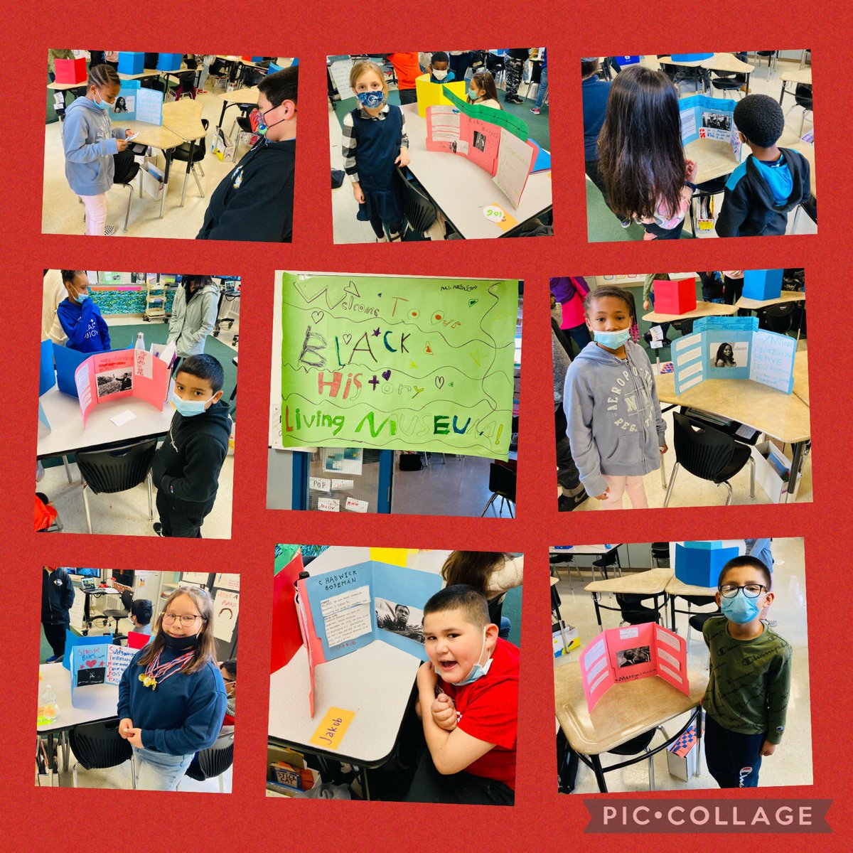 JHoustonElem's tweet photo. Our 3rd grade 🦅 Leaders did a great job bringing life to our Black History Museum. #JHESGotTalent #AISDGot❤️ @AustinISD @CLI_AISD @AISDHumanities @AISD_SEL_CPI @jhes_cli https://t.co/uMUYkn09uc