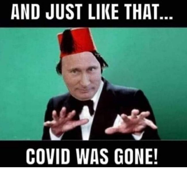ScottsdaleToDo's tweet photo. #pandemic #covid poof gone #scamdemicisover hope all #fakenews covering #ukraine #russia is using hand sanitizer & we can thank #putin for ending this “deadly” #virus 🤦🏼♀️ https://t.co/4P4eVp6TdL