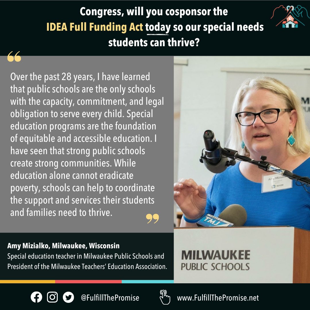 PromiseFulfill's tweet photo. 🚨Urge @congressdotgov to keep its promise by co-sponsoring the #IDEAFullFunding Act today. Write to your Congressional members➡https://t.co/vT9tMmXRXP… so that school districts don't have to bear the burden of Congress' broken promise. @NEAToday @AFTunion @ReclaimLASchls #IDEA https://t.co/u1tHDfuRfL