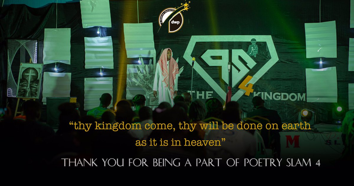 DWORTHY4's tweet photo. I wish to express gratitude to hands that made #poetryslam4 possible.
Thank you @_onua. Grateful to my team @nana_knyt @Skrybla_ https://t.co/YCOXqjUc4Y