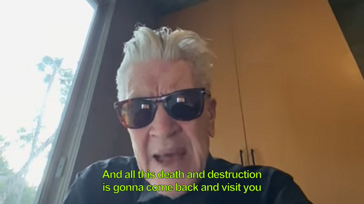Directed by David Lynch.