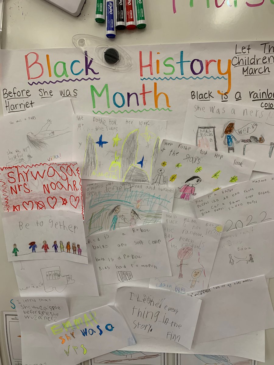 Our crew responded to their reading on Black History Month. <a href="/ELeducation/">EL Education</a> #Wearecrew