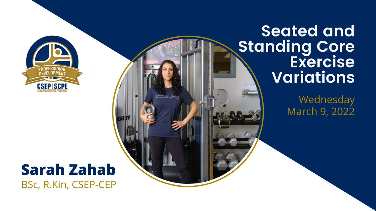 Whether your clients are unable to get on the floor or you’re looking for functional upright core variations, this event will provide numerous examples. Join us for functional &amp; effective core work that your clients &amp; participants will benefit from. buff.ly/3fGgKty
