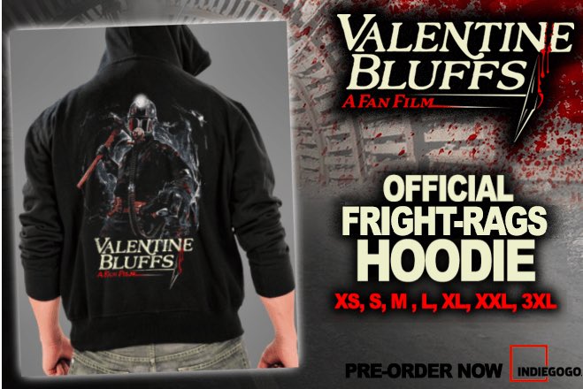 mbvfanfilm's tweet photo. https://t.co/hwbmUdi8Sq

It’s #FrightRagsFriday fam! We’re bringing back the official fan film HOODIE made by our #sponsors over at @frightrags.

Be sure to pair it with our OFFICIAL FRIGHT-RAGS T-shirt or our LADIES FIT T-shirt for a killer savings! #HorrorRP #horrorthread https://t.co/PsvR52L7PL
