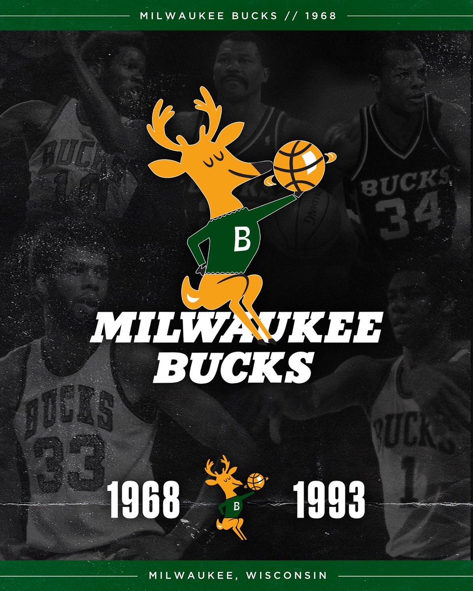 NBACanada's tweet photo. What’s your all-time favourite @Bucks logo?! 🤔

#NBA75 | #NBALogoEvolution https://t.co/Dk6IhaMgvb