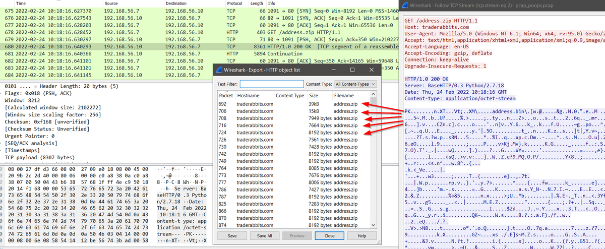 vinopaljiri's tweet image. Little #DFIR tip to deal with chunked files in Network Forensics. If you wanna fastly extract those files try to use extremely useful tool #NetworkMiner @netresec. Another alternative is #NetWitness #Investigator @RSAsecurity.😉
community.netwitness.com/t5/netwitness-…
netresec.com/?page=NetworkM…